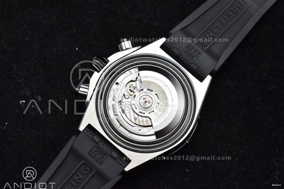 Dial Best 44mm Edition Green On B01 BLSF Robber Chronomat Bracelet 1:1 SS A7750 0113